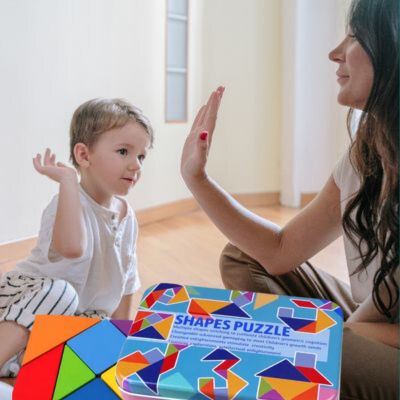 Puzzle 3d Éducatif Tangram Montessori en bois | BRAIN-TEASER™