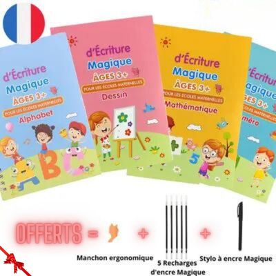 cahier d'apprentissage magique- cadeaux