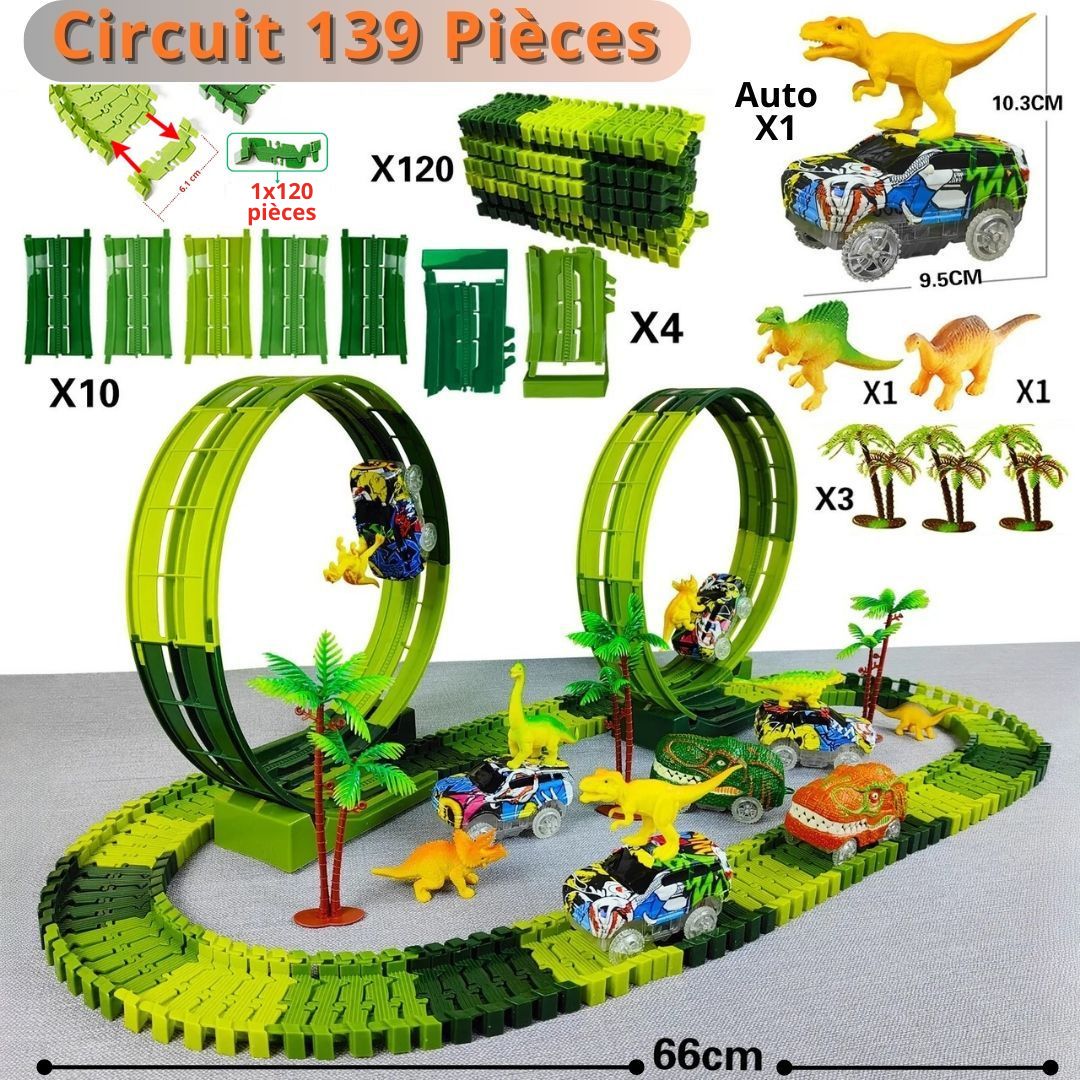 DinoRace™ | Circuit voiture enfant