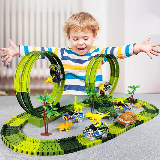 DinoRace™ | Circuit voiture enfant