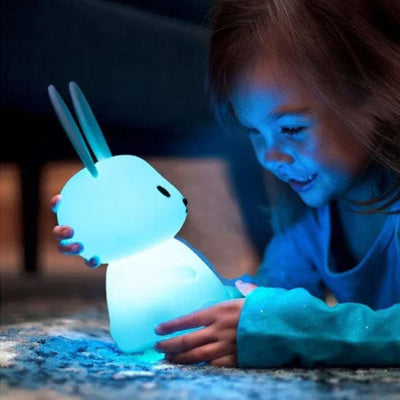 Veilleuse bébé Lapin Bleu
