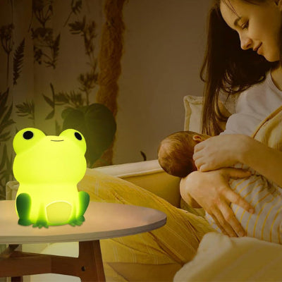 veilleuse bébé et maman