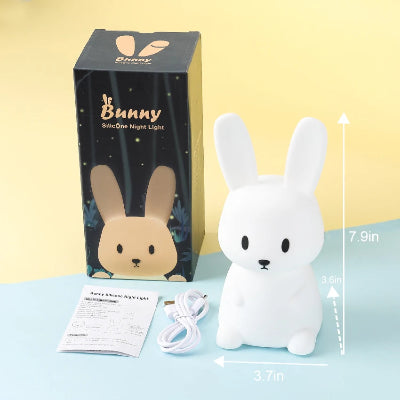Veilleuse bébé lapin rechargeable