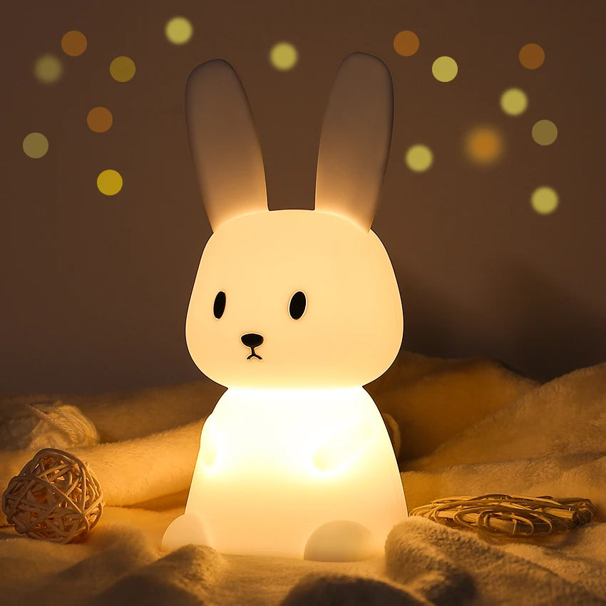 Veilleuse bébé lapin cadeau